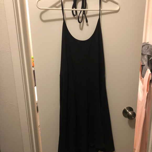 Black Halter Dress - Picture 1 of 2